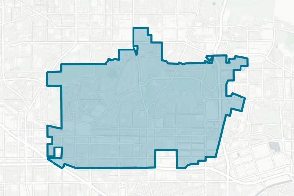 Fullerton School District — detail map