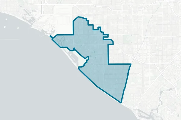 City of Huntington Beach — detail map