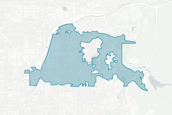 City of Orange — detail map