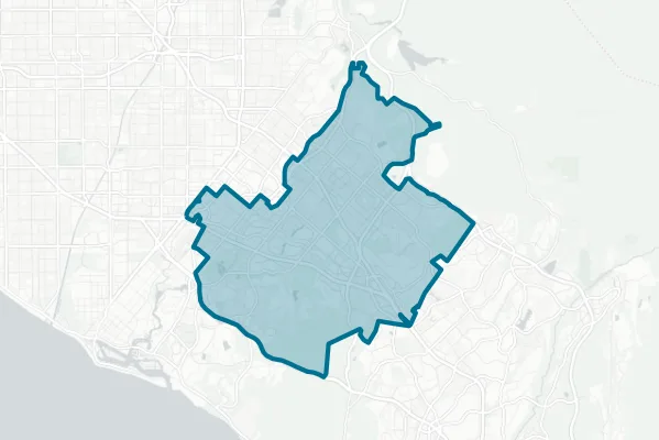 City of Irvine — detail map