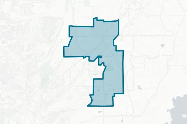 The Town of Loomis — detail map