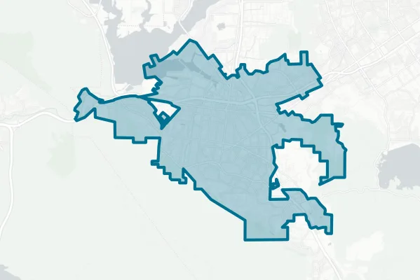 City of Corona — detail map