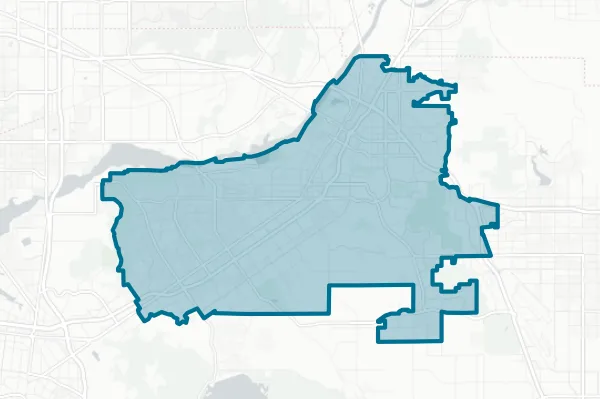 City of Riverside — detail map