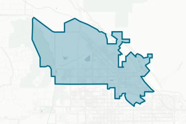 City of San Jacinto — detail map