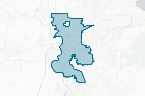 City of Sacramento — detail map