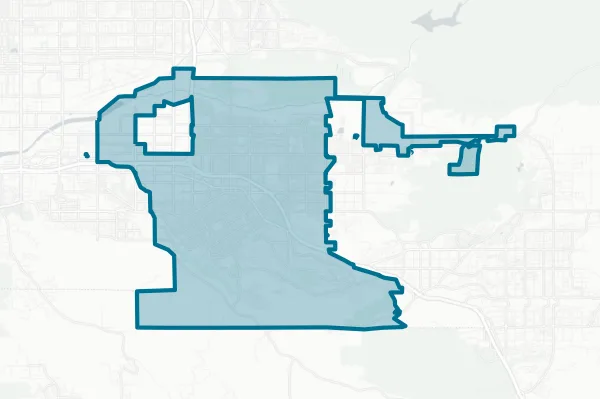 City of Redlands — detail map