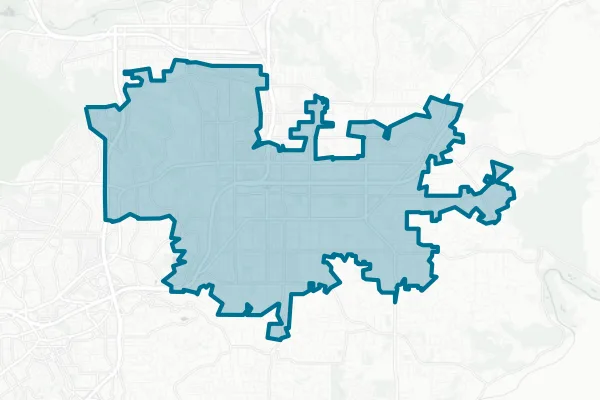 City of El Cajon — detail map