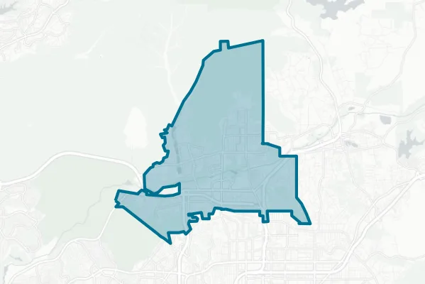 City of Santee — detail map