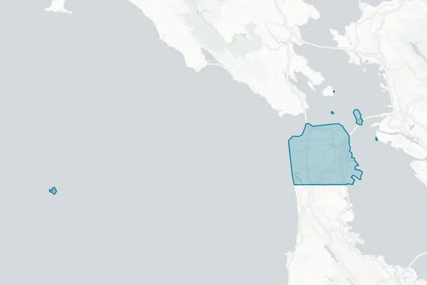 City and County of San Francisco — detail map
