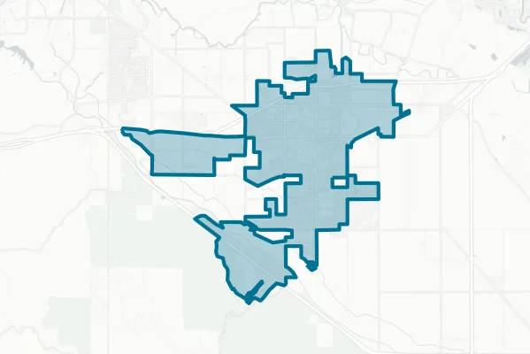 City of Tracy — detail map