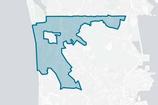 City of Daly City — detail map