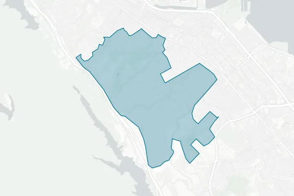 Town of Hillsborough — detail map