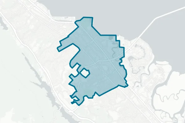 City of San Mateo — detail map