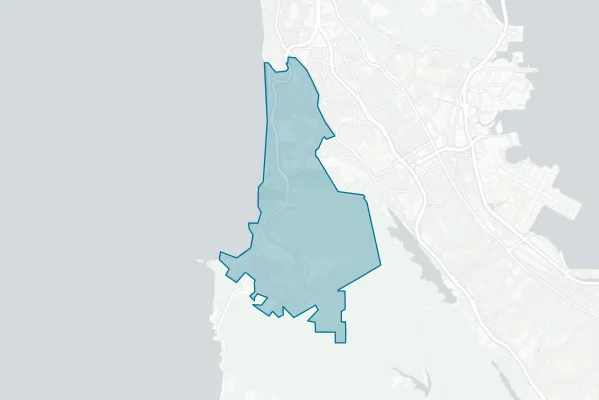 City of Pacifica — detail map