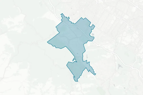 Town of Woodside — detail map