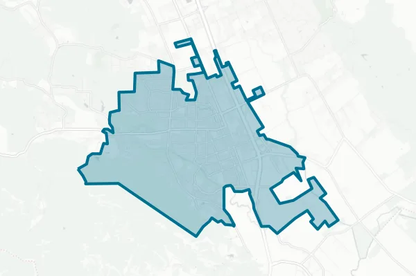 City of Gilroy — detail map
