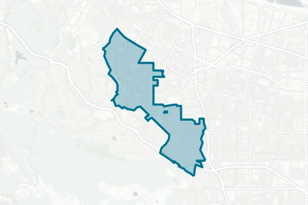 Los Altos School District — detail map