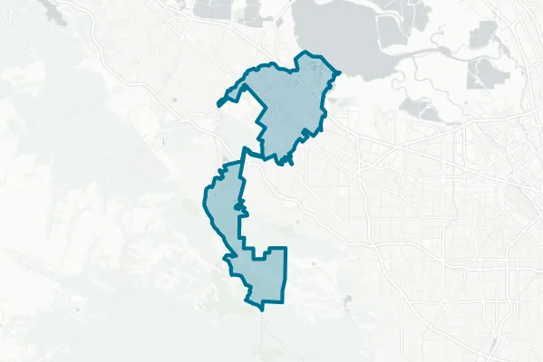 City of Palo Alto — detail map