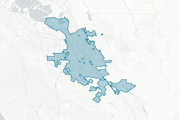 City of San Jose — detail map