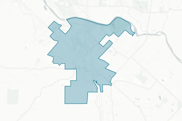 City of Anderson — detail map