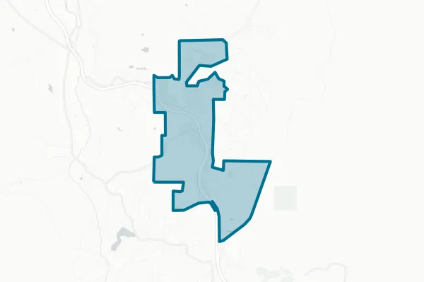Weed Union Elementary School District — detail map