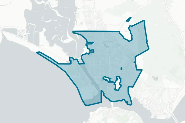 City of Vallejo — detail map