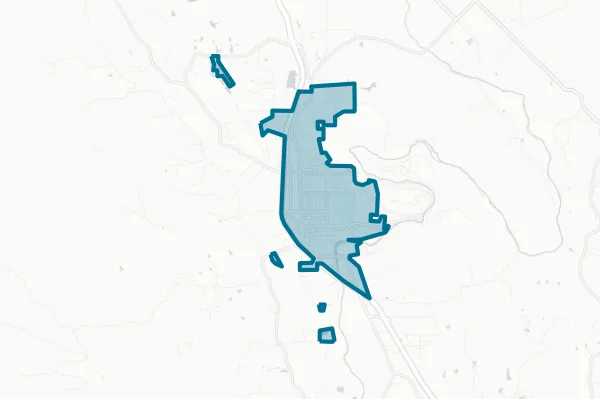 City of Healdsburg — detail map