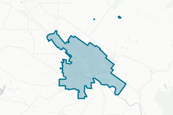 City of Petaluma — detail map