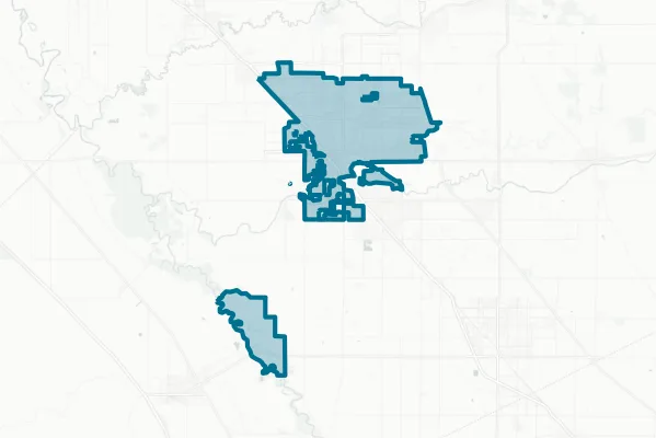 City of Modesto — detail map