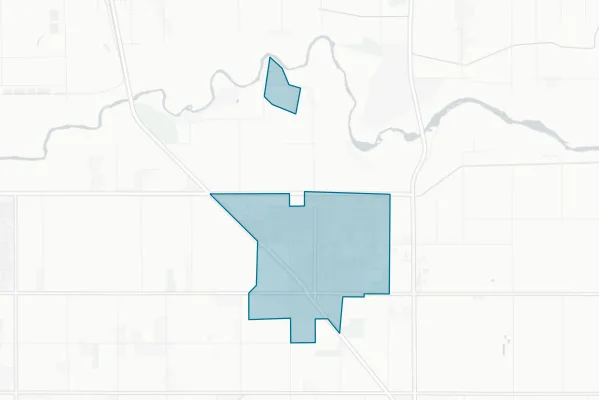 City of Hughson — detail map