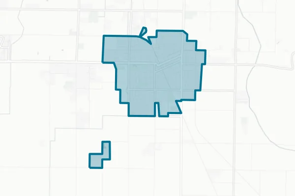 City of Exeter — detail map