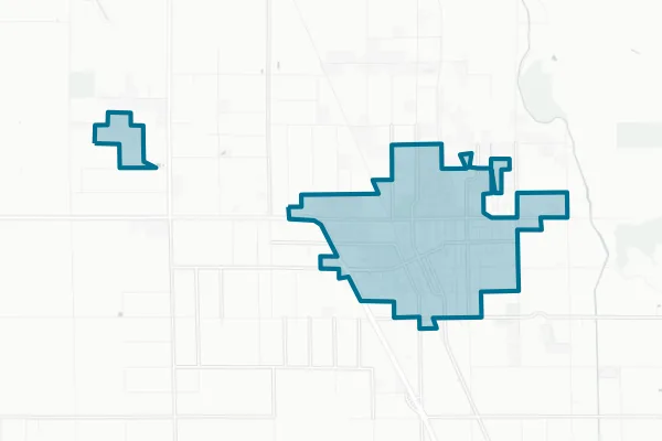 City of Lindsay — detail map