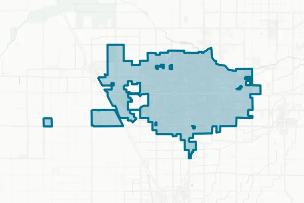 City of Visalia — detail map
