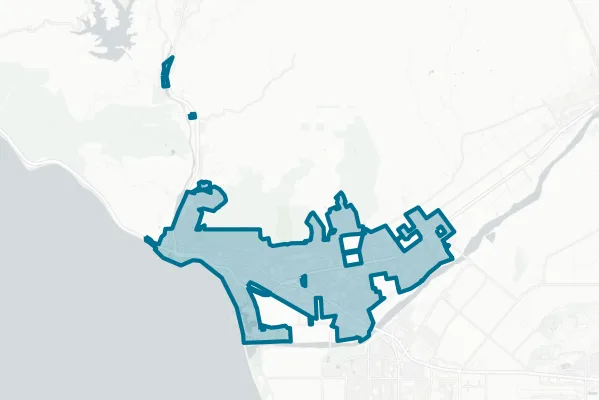 City of San Buenaventura — detail map