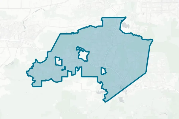 City of Thousand Oaks — detail map