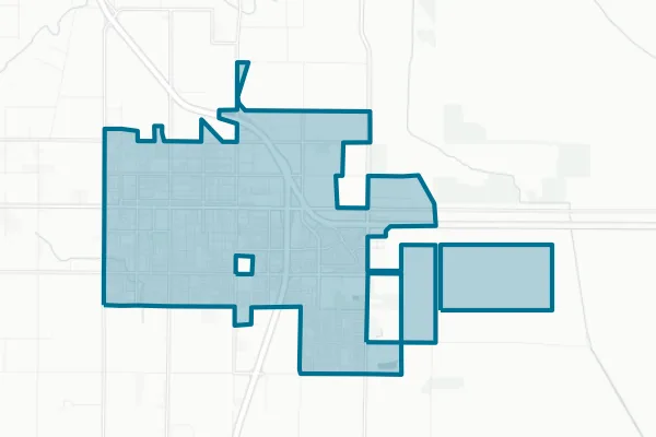 City of Woodland — detail map