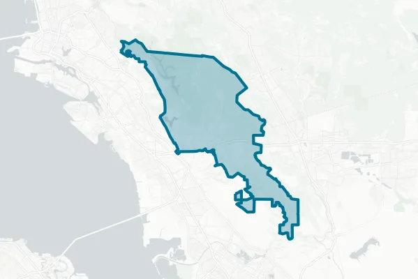 Castro Valley Unified School District — detail map