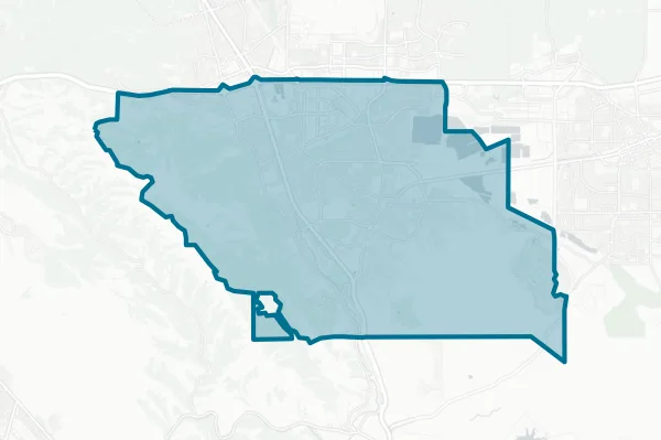 Pleasanton Unified School District — detail map