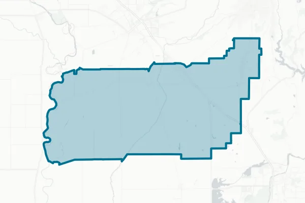 Durham Unified School District — detail map