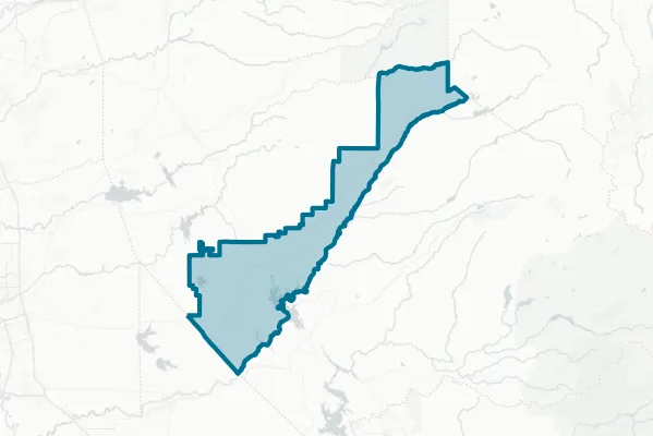 Bret Harte Union High School District — detail map