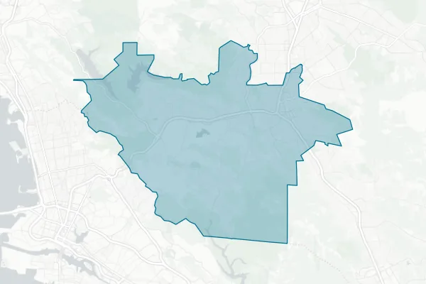 Acalanes Union High School District — detail map