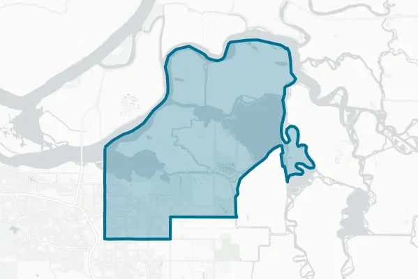 Oakley Union Elementary School District — detail map