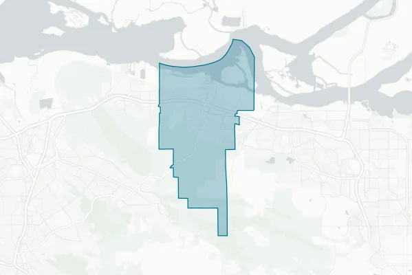 Pittsburg Unified School District — detail map