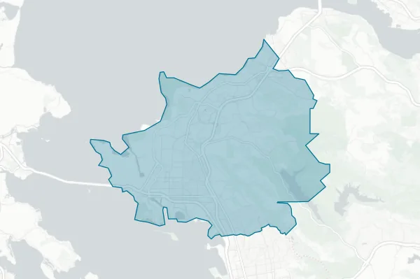 West Contra Costa Unified School District — detail map