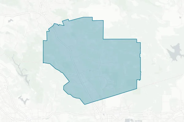 San Ramon Valley Unified School District — detail map