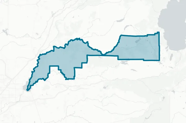 Black Oak Mine Unified School District — detail map