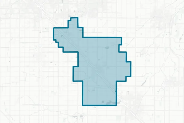 Fowler Unified School District — detail map