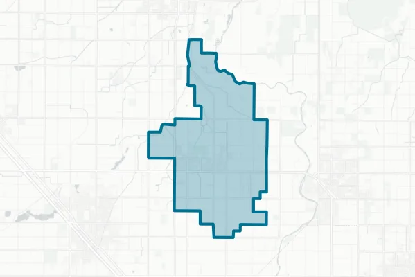 Parlier Unified School District — detail map