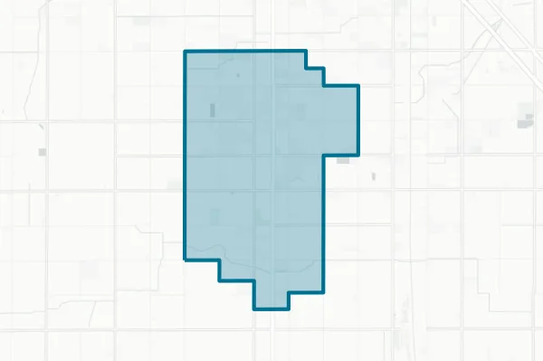 Washington Colony School District — detail map