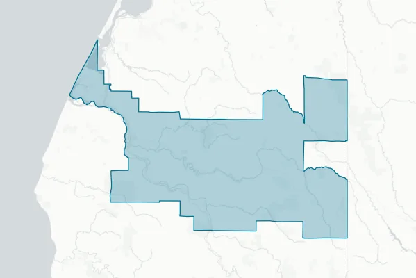 Fortuna Union High School District — detail map